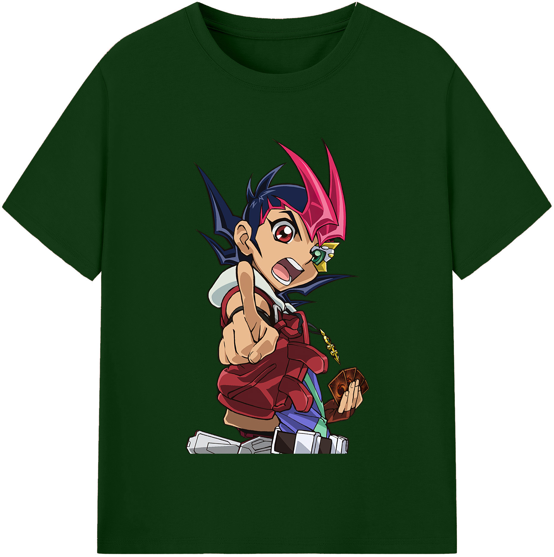（画像用） 遊☆戯☆王 Yu-Gi-Oh! 綿100％半袖Tシャツ（フロントプリント）